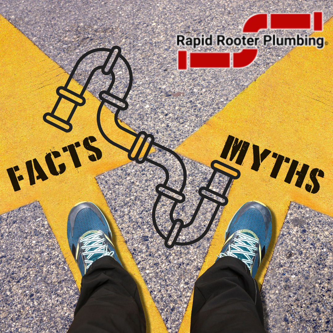 Myth Vs Facts with a ripe running in between