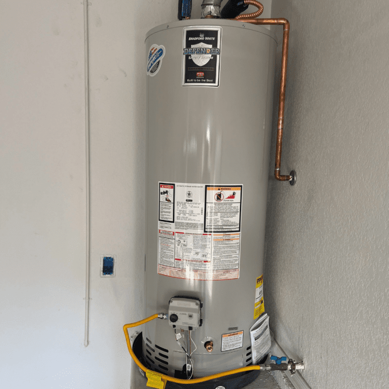 Picture of Gas Water Heater Install